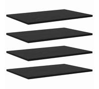 vidaXL Étagère à Livres 3 Niveaux 4 pc 60 x 40 x 1,5 cm Noir