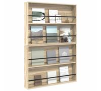 vidaXL Étagère à Magazines 2 pc Chêne Sonoma 100 x 12 x 70 cm