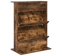 vidaXL Étagère à magazines avec étagère Bois d'ingénierie