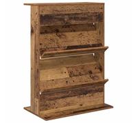 vidaXL Étagère à magazines avec étagère Bois d'ingénierie
