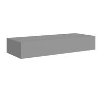 Vidaxl Étagère À Tiroir Murale Gris 60x23,5x10 Cm Mdf Multicolore