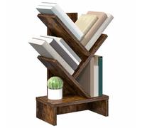 vidaXL Étagère Arbre 3 Niveaux 30 x 18 x 48 cm Bois d'ingénierie, Étagère Arbre stylée, Meuble Moderne étroit, Support déco pour Le Salon, étagères Maison Tendance