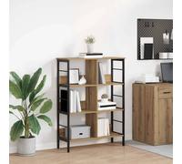 Vidaxl Étagère Chêne Artisanal 82 X 32 X 112 Cm Bois D'ingénierie