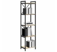 vidaXL Bibliothèque Chêne Sonoma 40×30×153 cm – Bois d'ingénierie, pieds ajustables