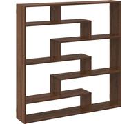 vidaXL Étagère cube 7 compartiments brun imitation chêne Matériau dérivé du bois