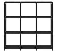 vidaXL Étagère cube avec 9 compartiments noir 103x30x107,5 cm Tissu