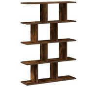 vidaXL Étagère Cube Murale 12 Compartiments chêne fumé Bois ingénierie