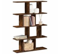 Vidaxl Étagère Cube Murale 12 Compartiments Chêne Fumé Bois Ingénierie Marron