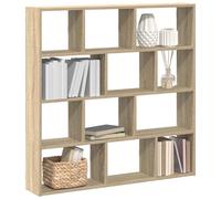 Vidaxl Étagère Cube Murale 12 Compartiments Chêne Sonoma