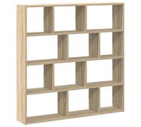 vidaXL Étagère Cube Murale 12 Compartiments chêne Sonoma
