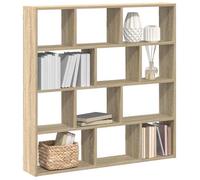 vidaXL Étagère cube murale 12 compartiments chêne sonoma