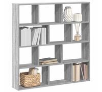 Vidaxl Étagère Cube Murale 12 Compartiments Sonoma Gris Gris