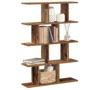 vidaXL Étagère cube murale 12 compartiments en bois d'ingénierie vieux bois