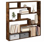 vidaXL Étagère cube murale 7 compartiments chêne fumé bois ingénierie 860026