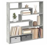 vidaXL Étagère cube murale 7 compartiments gris béton bois ingénierie 860025