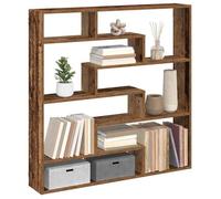 vidaXL Étagère cube murale 7 compartiments vieux bois bois ingénierie 860029