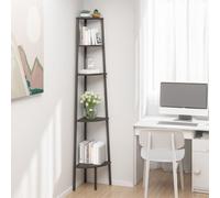 Vidaxl Étagère D'angle 5 Niveaux Noir 45,5x31,5x180 Cm Multicolore