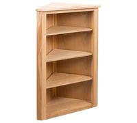 Vidaxl Étagère D'angle 59x36x100 Cm Bois De Chêne Massif Marron