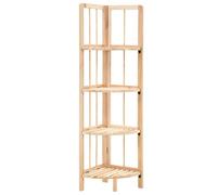 vidaXL Étagère d'angle 246435 en bois de cèdre 27 x 27 x 110 cm