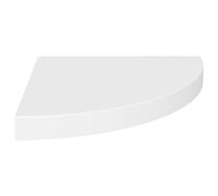 Etagère d'Angle Flottante Blanc MDF Murale Bibliothèque Chambre Salon vidaXL