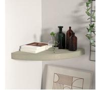 vidaXL Étagère d'angle flottante Chêne 35x35x3,8 cm MDF