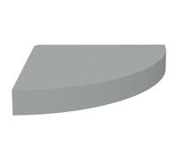 Vidaxl Étagère D'angle Flottante Gris 25x25x3,8 Cm Mdf Multicolore