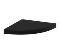 vidaXL Étagère d'angle flottante 35x35x3,8 cm MDF Noir