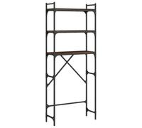 Étagère de lave linge chêne marron 67x25x163 cm bois ingénierie Marron G