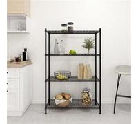 Etagère de Rangement 5 Niveaux Chrome 250 kg Stockage Garage Cuisine vidaXL