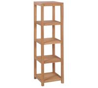 vidaXL Étagère de salle de bain 4 niveaux en teck massif 42x42x165 cm