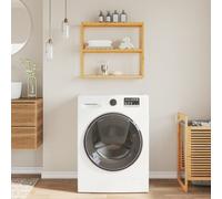 Vidaxl Étagère De Salle De Bain À 3 Niveaux Murale 60x15x54 Cm Bambou