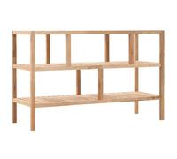 vidaXL Étagère de salle de bain Bois de noyer massif 100 x 40 x 65 cm 247100