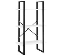 vidaXL Étagère de stockage Blanc 60x30x105 cm Bois composite