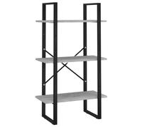 vidaXL Étagère de stockage gris béton 60x30x105 cm Bois composite