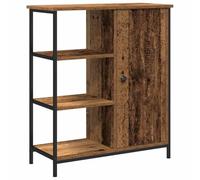 Buffet rustique - vidaXL - Bois ancien - 70x30x80 cm - Bois massif recyclé - Cadre métal