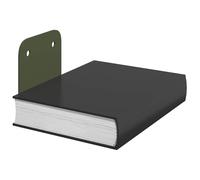 vidaXL Étagère flottante avec étagère - 24 pièces - Vert olive - 6 x 10,8 x 6,6 cm - Étagère murale rectangulaire - Design minimaliste - Rangement flottant - Acier peu encombrant - Décoration élégante