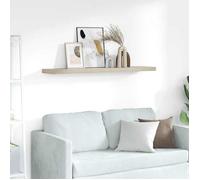 vidaXL Étagère flottante murale chêne 120×23,5×3,8 cm MDF 323883