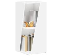 vidaXL Étagère latérale Blanc 33 x 32 x 70,5 cm Bois d'ingénierie, Étagère Moderne pour Salon, Solution de Rangement Durable, Organiseur Polyvalent, décor Minimaliste pour Cuisine et Bureau