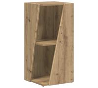 vidaXL Étagère latérale Chêne artisanal 33 x 32 x 70,5 cm