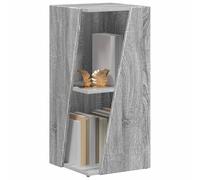vidaXL Étagère latérale Gris Sonoma 33 x 32 x 70,5 cm, Étagère Moderne pour Salon, Solution de Rangement Durable, Organiseur Polyvalent, décor Minimaliste pour Cuisine et Bureau