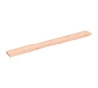 Wandschap 100x10x2 cm onbehandeld massief eikenhout363554