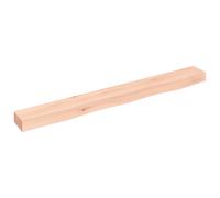 Vidaxl Étagère Murale 100x10x6 Cm Bois De Chêne Massif Non Traité Marron