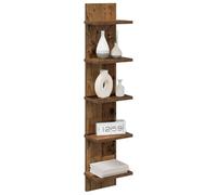 vidaXL Étagère Murale 2 pcs Bois Ancien 22 x 15 x 100 cm, Étagères murales Modernes, Rangement élégant en Bois, déco Minimaliste pour Votre Salon