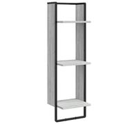 vidaXL Étagère murale 3 compartiments Gris Sonoma 30x25x100 cm Bois composite
