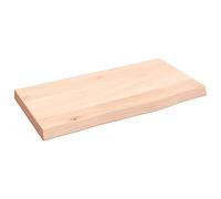 vidaXL Étagère Murale 40x20x2 cm Bois de chêne Massif Non traité