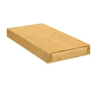 Vidaxl Étagère Murale 40x20x4 Cm Bambou