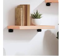 vidaXL Étagère murale Bois de chêne massif non traité 40x30x(2-4) cm Marron