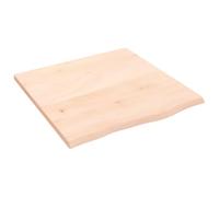 vidaXL Étagère Murale 60x60x2 cm Bois de chêne Massif Non traité
