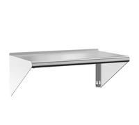 vidaXL Étagère Murale 75x45x31 cm argenté Acier Inoxydable