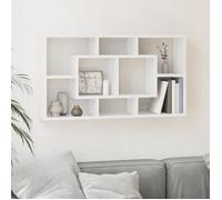 vidaXL Étagère murale 8 compartiments Blanc brillant 342591